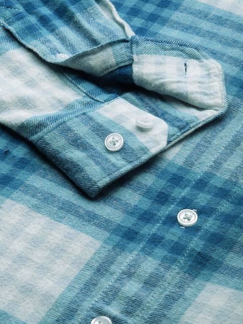 THE BEAR HOUSE Men Slim Fit Checkered Casual Shirt - Image 7
