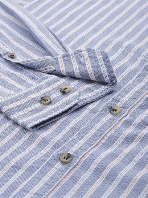 Mast & Harbour Men Regular Fit Striped Casual Shirt - Image 8