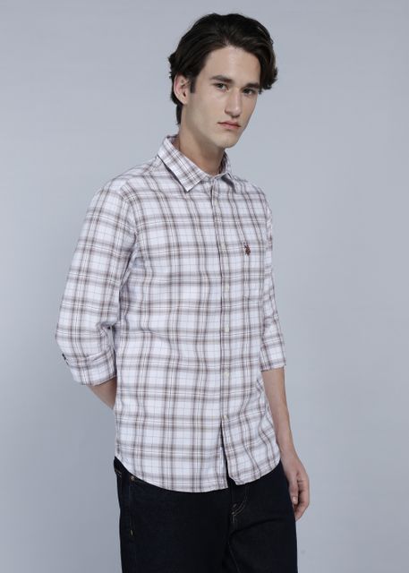 U.S. POLO ASSN. Men Tailored Fit Checkered Casual Shirt - Image 7