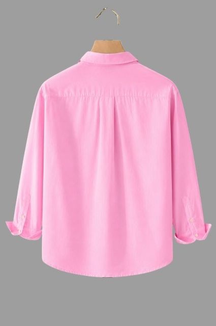 TorontoCN Men Regular Fit Solid Spread Collar Casual Shirt - Image 6
