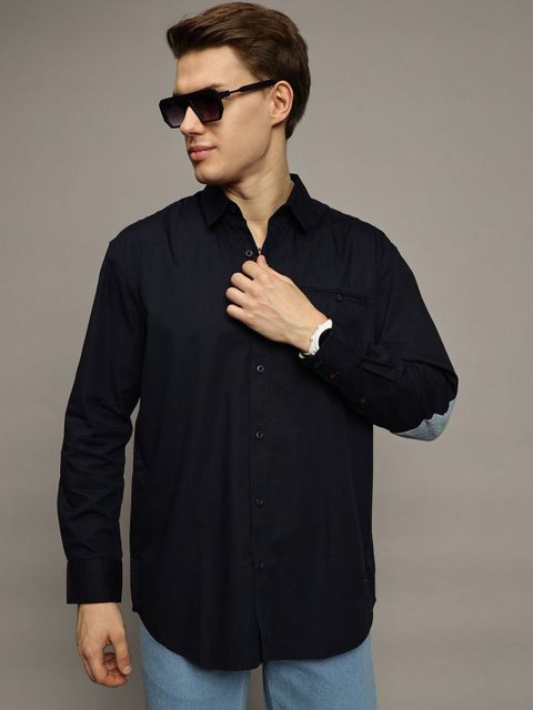 Roadster Men Oversized Fit Solid Casual Shirt - Image 5