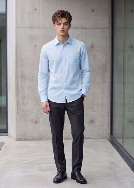 KILLER Men Slim Fit Solid Formal Shirt - Image 6