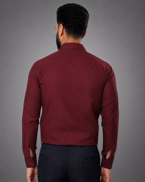GLOREN Men Regular Fit Solid Spread Collar Formal Shirt (Pack of 2) - Image 6