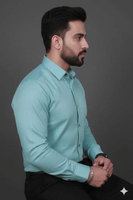 CrisPet Men Regular Fit Solid Spread Collar Casual Shirt - Image 8