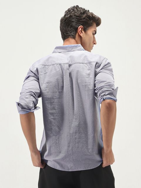 Urbano Fashion Men Regular Fit Solid Spread Collar Casual Shirt - Image 7