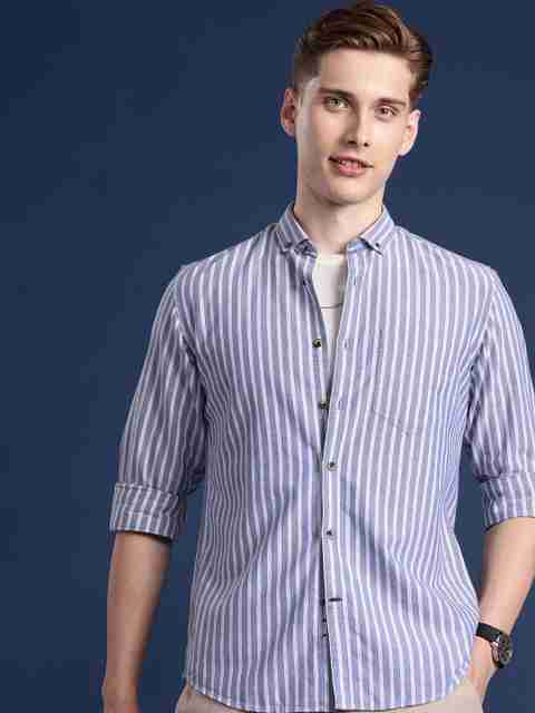 Mast & Harbour Men Regular Fit Striped Casual Shirt - Image 5