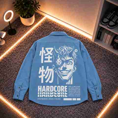 Asta Moda Men Boxy Fit Graphic Print Casual Shirt - Image 3