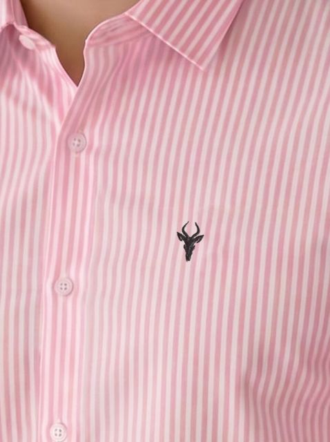 VG BROTHER Men Regular Fit Striped Spread Collar Casual Shirt (Pack of 2) - Image 8