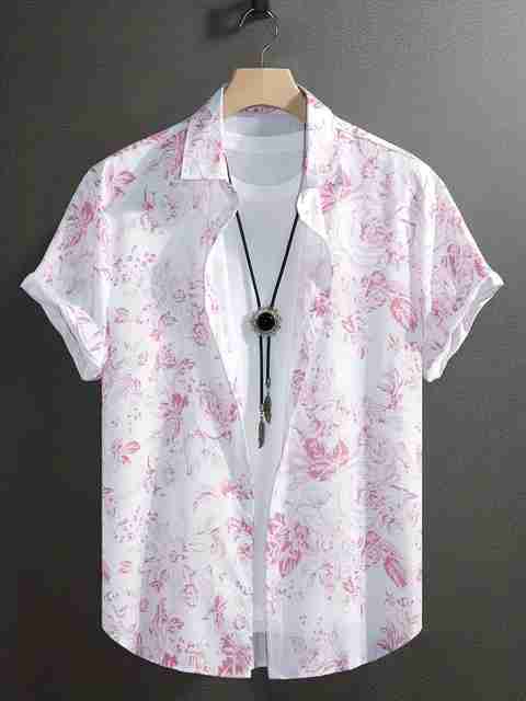 fitoda fashion Men Regular Fit Printed Spread Collar Casual Shirt - Image 5