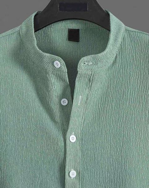 METRONAUT Men Regular Fit Mandarin Collar Casual Shirt (Pack of 2) - Image 6
