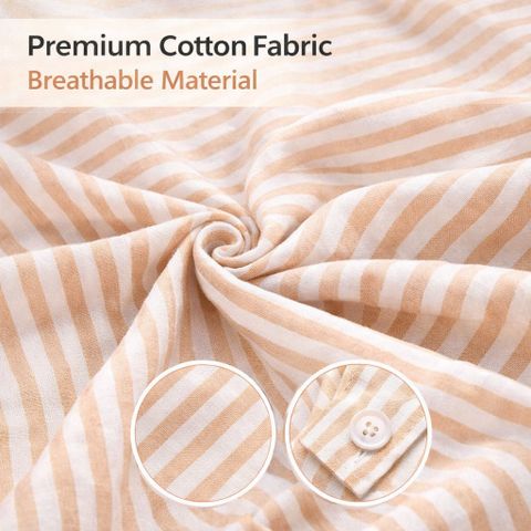 ISUEL FAB Men Regular Fit Striped Button Down Collar Casual Shirt - Image 7