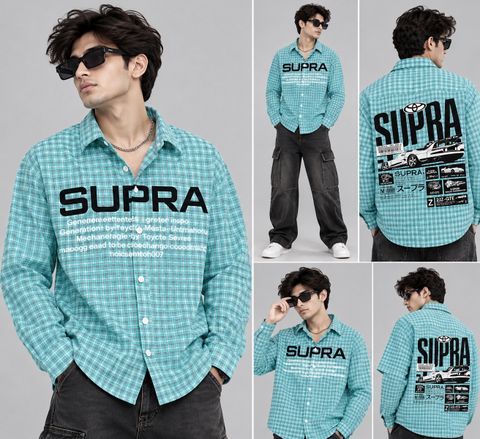 Plus91 Men Boxy Fit Checkered, Graphic Print Spread Collar Casual Shirt - Image 4