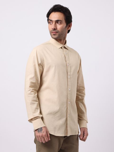 MANIAC Men Regular Fit Solid Spread Collar Casual Shirt - Image 7