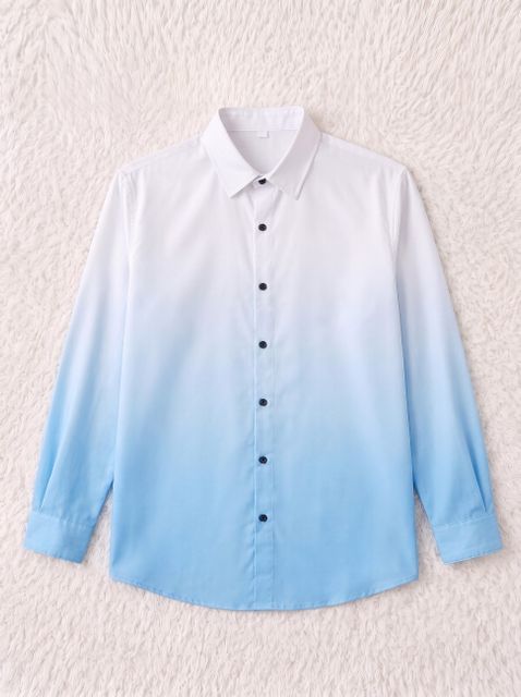 bollydolldesigner Men Regular Fit Dyed/Ombre Casual Shirt - Image 7