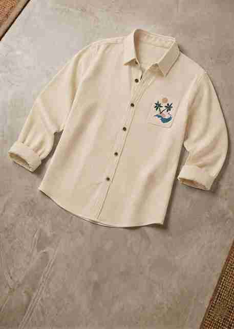 BE UNIQUE MENS Men Regular Fit Printed Spread Collar Casual Shirt - Image 2