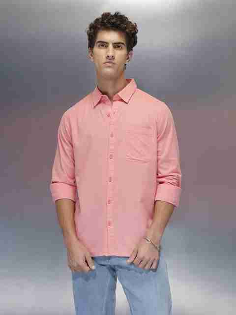 WROGN Men Slim Fit Solid Casual Shirt - Image 5