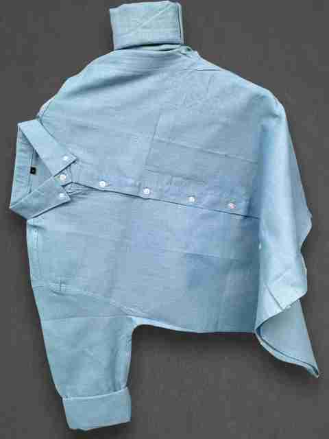METRONAUT Men Regular Fit Solid Spread Collar Casual Shirt - Image 5