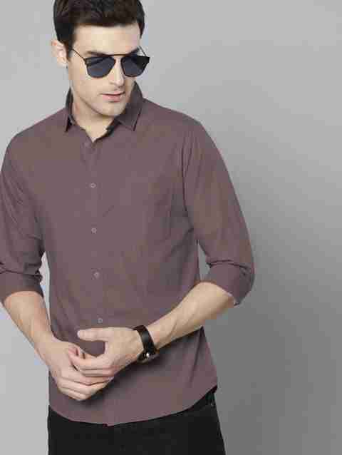 TIGER SNAKE Men Regular Fit Solid Spread Collar Formal Shirt - Image 3