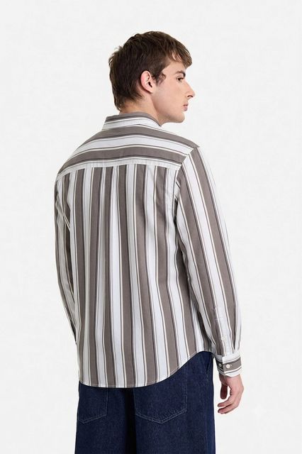 S-Line Men Regular Fit Striped Casual Shirt - Image 4
