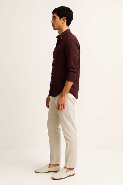 MISCHIEF Monkey Men Relaxed Fit Solid Casual Shirt - Image 6