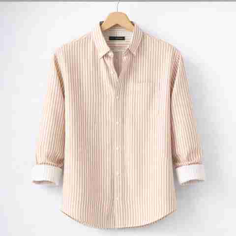 ISUEL FAB Men Regular Fit Striped Button Down Collar Casual Shirt - Image 5