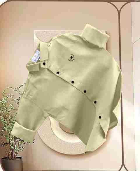 Mameru Boys Regular Fit Solid Casual Shirt - Image 5