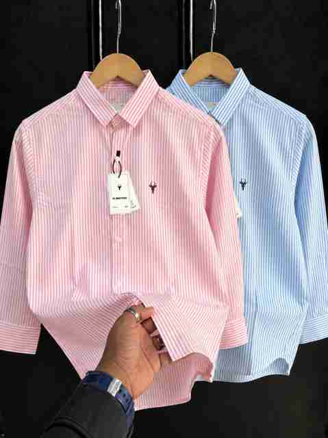 VG BROTHER Men Regular Fit Striped Spread Collar Casual Shirt (Pack of 2) - Image 5
