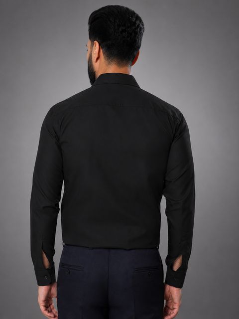 GLOREN Men Regular Fit Solid Spread Collar Formal Shirt (Pack of 2) - Image 8