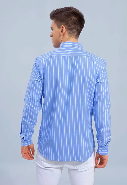 FUBAR Men Slim Fit Striped Casual Shirt - Image 7