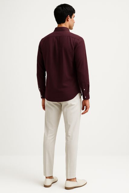 MISCHIEF Monkey Men Relaxed Fit Solid Casual Shirt - Image 7