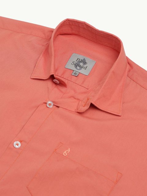 BLUE SQUAD Men Slim Fit Solid Spread Collar Casual Shirt - Image 8