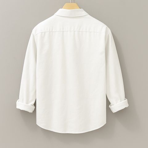 MORLY Men Regular Fit Solid Spread Collar Casual Shirt - Image 6