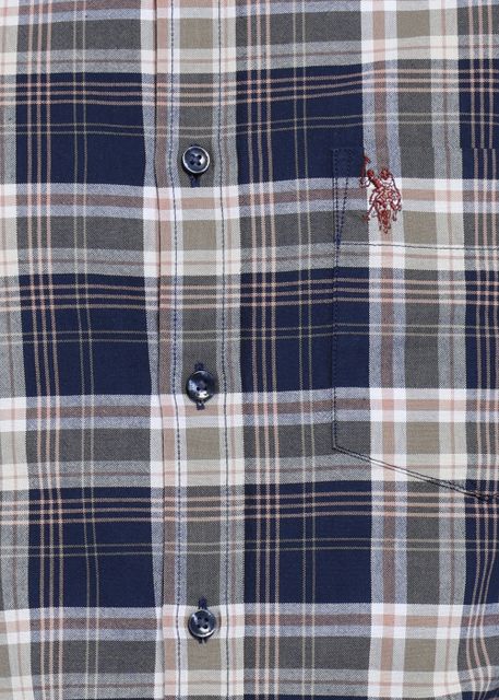 U.S. POLO ASSN. Men Tailored Fit Checkered Casual Shirt - Image 7