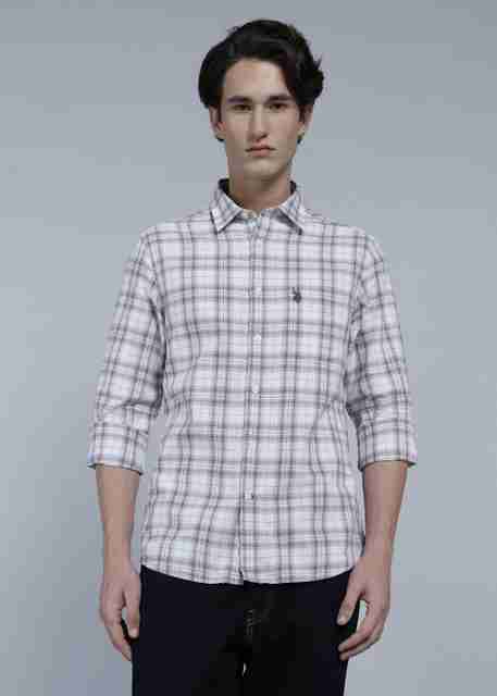 U.S. POLO ASSN. Men Tailored Fit Checkered Casual Shirt - Image 5