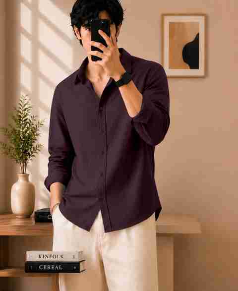 onyx wear Men Regular Fit Black Casual Shirt - Image 5
