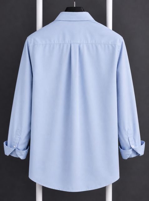 TorontoCN Men Regular Fit Solid Spread Collar Casual Shirt - Image 5