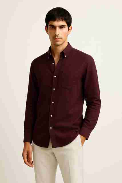 MISCHIEF Monkey Men Relaxed Fit Solid Casual Shirt - Image 5