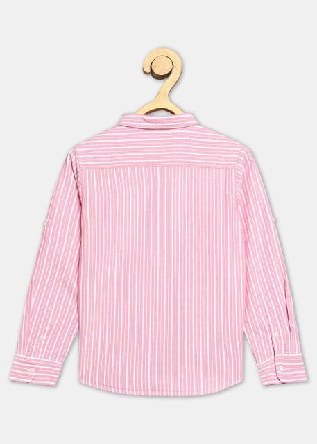 United Colors of Benetton Boys Regular Fit Striped Casual Shirt - Image 6