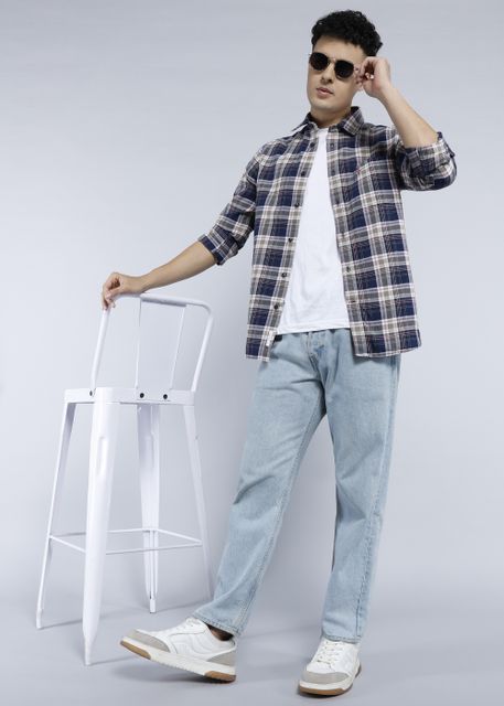 U.S. POLO ASSN. Men Tailored Fit Checkered Casual Shirt - Image 4