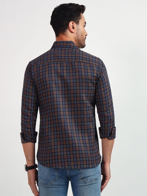 youth first Men Regular Fit Checkered Spread Collar Casual Shirt (Pack of 3) - Image 7