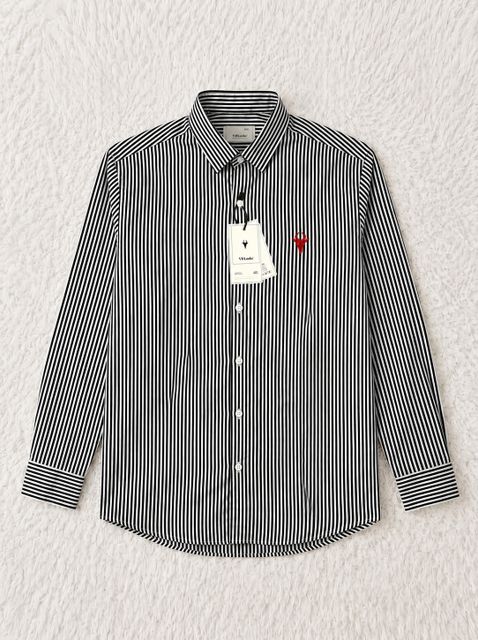 vdlooks Men Regular Fit Striped Casual Shirt - Image 6