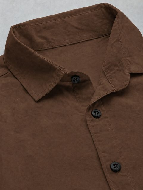 mozero Men Regular Fit Solid Spread Collar Casual Shirt (Pack of 2) - Image 8
