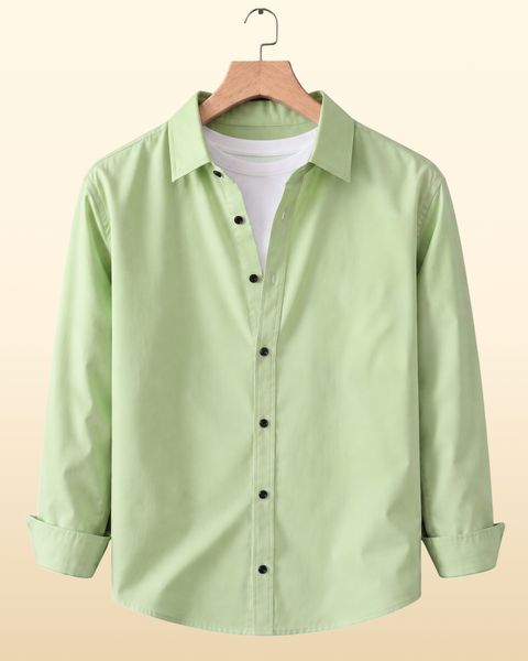 Colix Men Regular Fit Solid Spread Collar Casual Shirt (Pack of 3) - Image 7