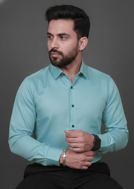 CrisPet Men Regular Fit Solid Spread Collar Casual Shirt - Image 6