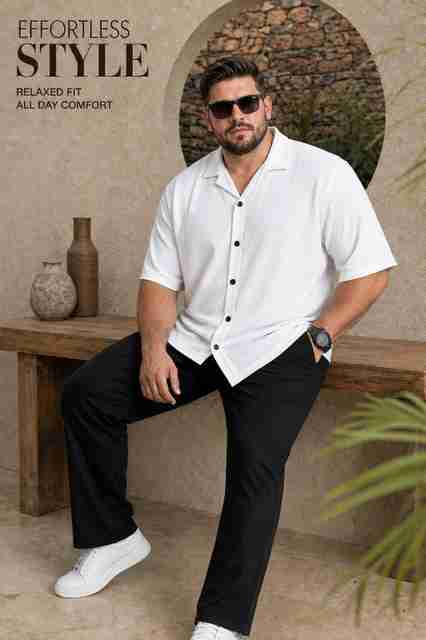FitAura Men Regular Fit Self Design Spread Collar Casual Shirt - Image 5