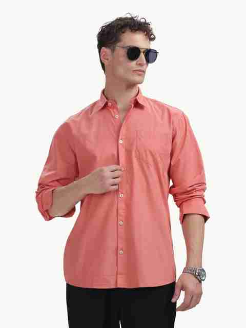 BLUE SQUAD Men Slim Fit Solid Spread Collar Casual Shirt - Image 5