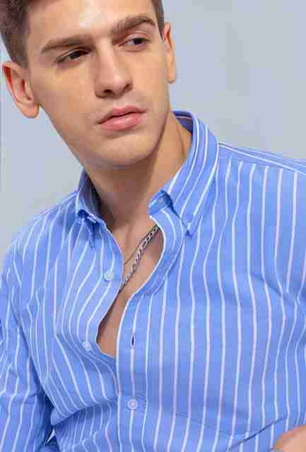 FUBAR Men Slim Fit Striped Casual Shirt - Image 5