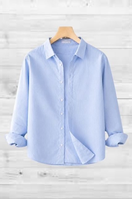 GLOREN Men Regular Fit Solid Spread Collar Casual Shirt (Pack of 2) - Image 6
