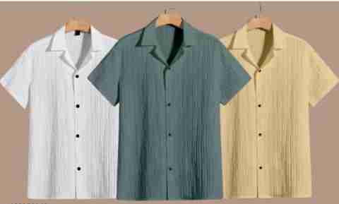 VRLOOKS Men Regular Fit Self Design Casual Shirt - Image 5