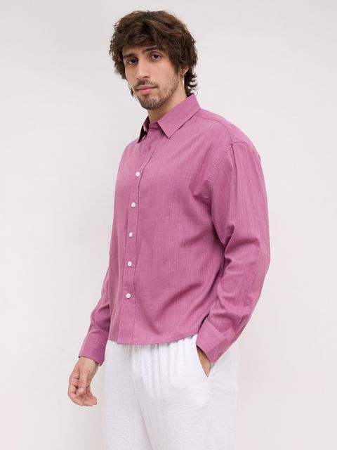 VASTRADO Men Boxy Fit Self Design Casual Shirt - Image 8